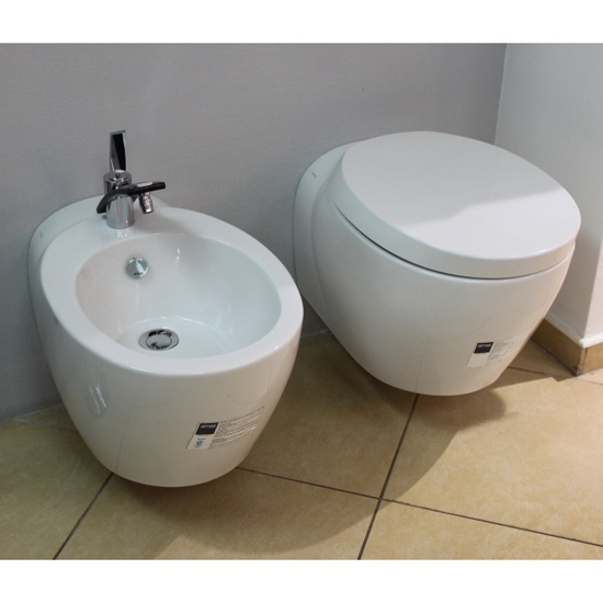 Унитаз подвесной Simas Bohemien с крышкой, белый (BO18) - 2