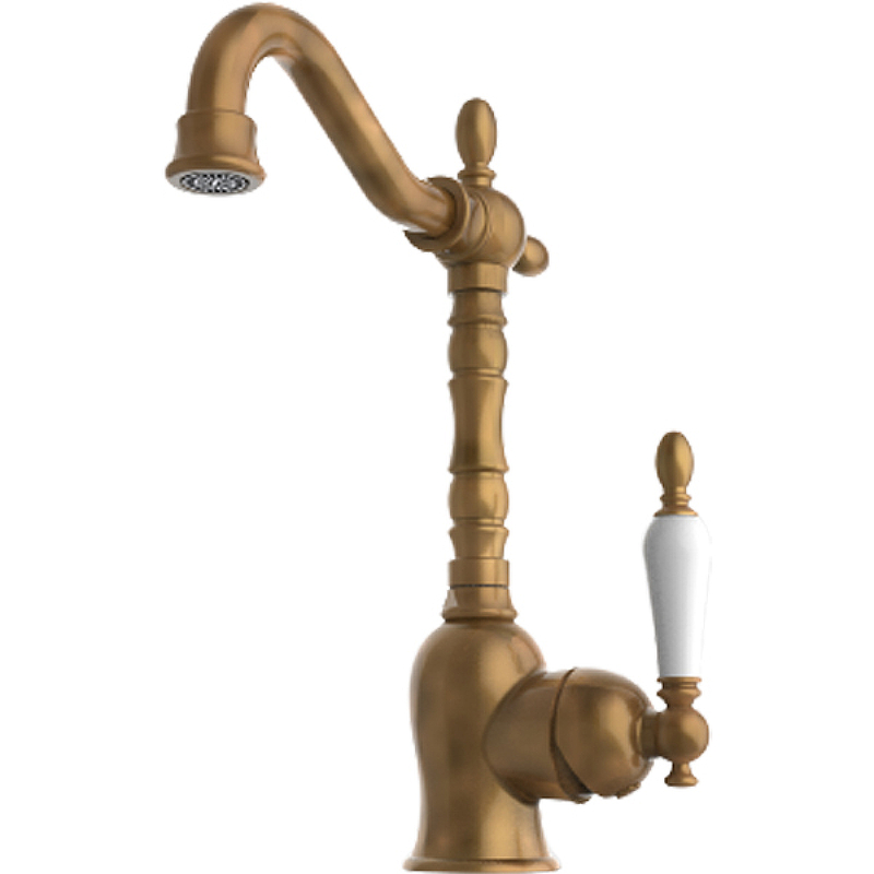 Смеситель для раковины GPD Retro золото матовый MTL180-SO - 0