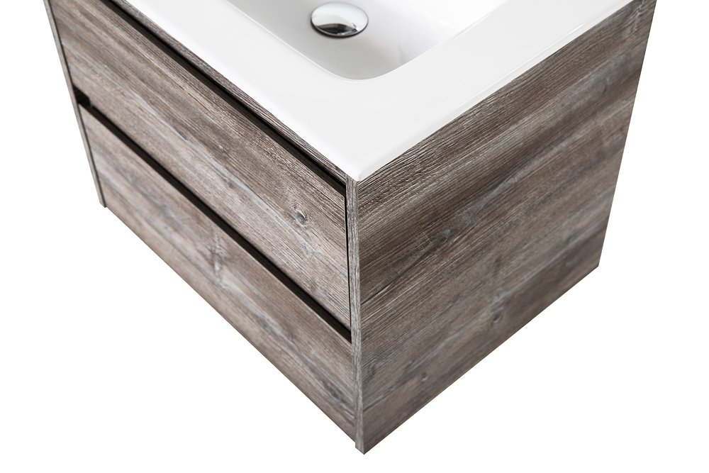 Тумба с раковиной BelBagno Kraft 60 темное дерево - 5