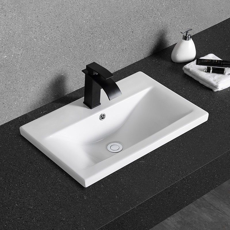 Раковина встраиваемая CeramaLux N 61.5 см белый  9393-60 - 3