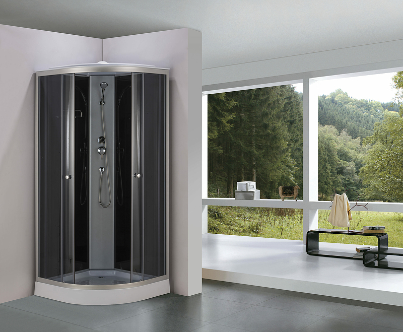 Душевая кабина Style Ecostyle 90х90 хром стекло тонированное ES-312 G WP - 1