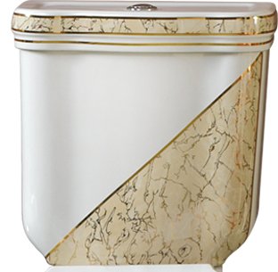 Бачок для унитаза Creavit Klasik KL410-ОЕ диагональ беж KL410-00CB00E-PB00 - 0