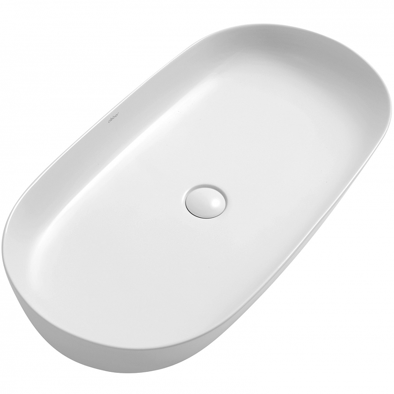 Накладная раковина Abber Bequem 80 белая AC2110 - 1