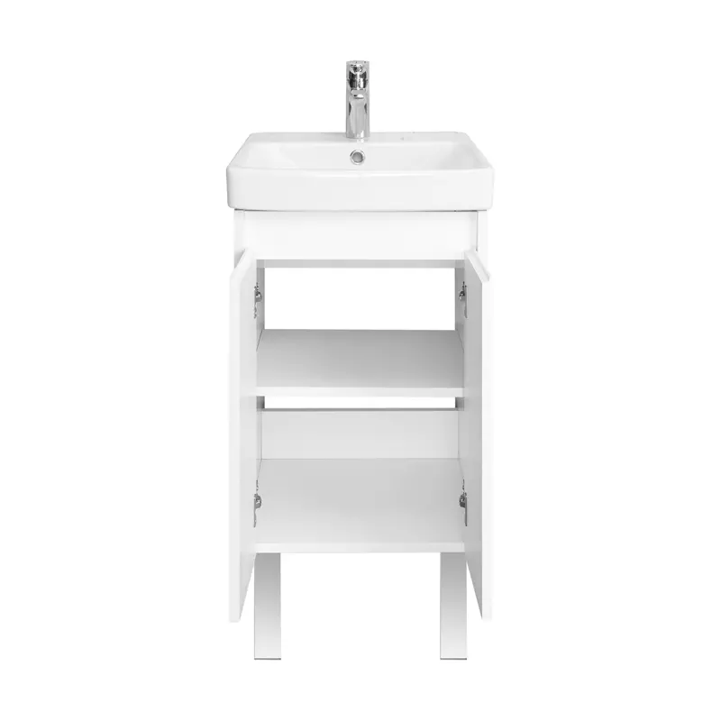 Тумба с раковиной Aquaton Сканди Doors 45 белый 1A2787K0SD010 - 2