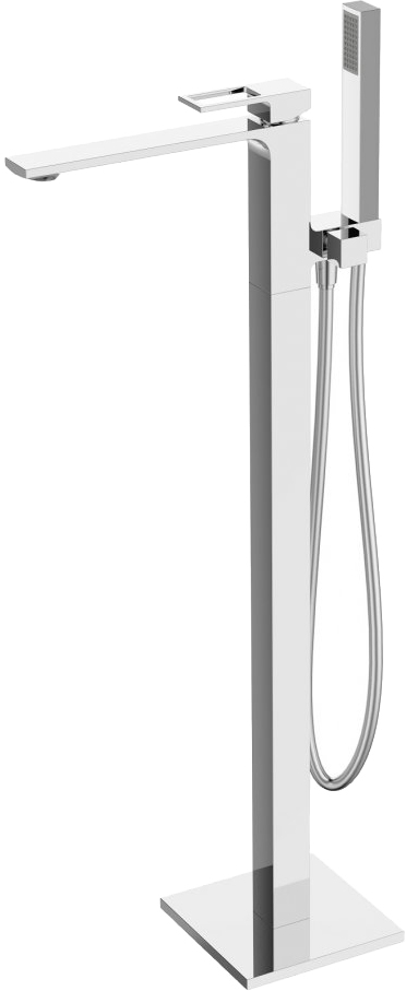 Смеситель BelBagno Luce LUC-FMT-CRM напольный для ванны с душем - 0