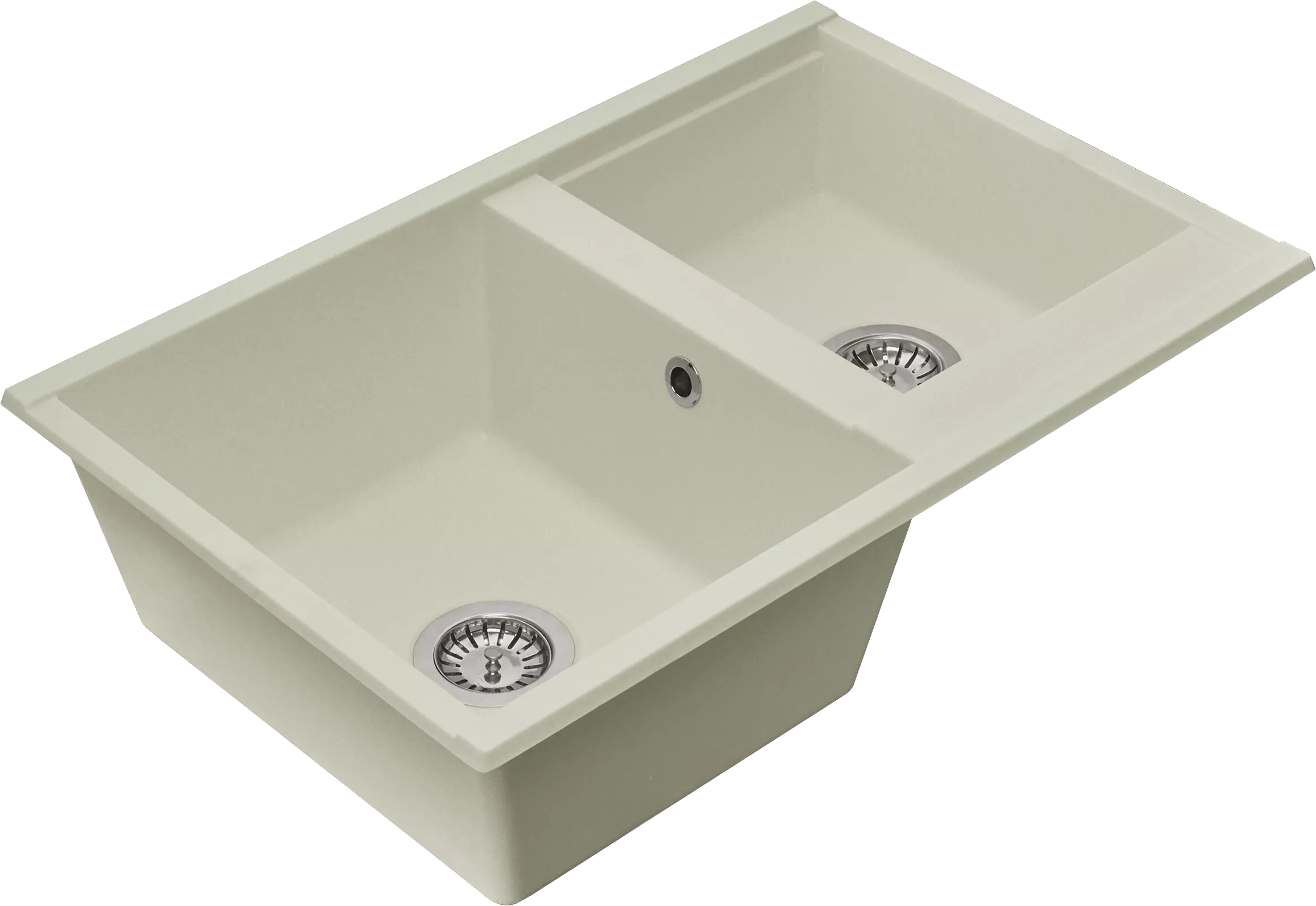 Мойка кухонная AQUATON Делия 78 DBL жемчуг 1A723132DE240 - 1