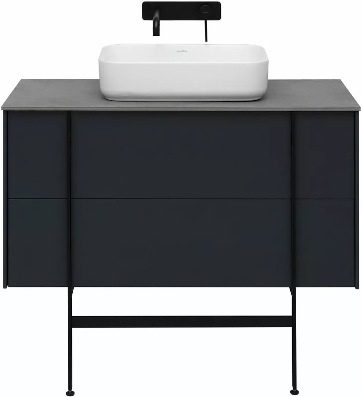 Тумба под раковину Allen Brau Reality 120 черный матовый 1.32008.AM - 2