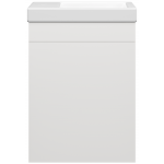 Тумба под раковину Misty Лира 40 белая глянцевая