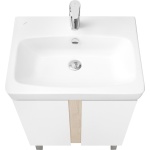 Тумба под раковину Aquaton Кантри 60 белый-светлое дерево