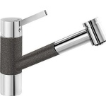 Смеситель для кухонной мойки Blanco Tivo хром, черный (517610)