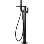 Смеситель напольный Allen Brau Infinity для ванны с душем черный матовый