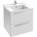 Тумба для комплекта Jacob Delafon Struktura 60 белый блестящий, 2 ящика