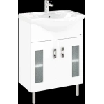 Тумба под раковину Onika Кристалл 65 белый 