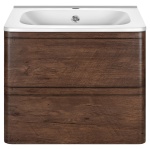 Тумба под раковину Vincea Vico 60 темное дерево VMC-2V600RW