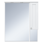Зеркало Misty Латте 85 R c подсветкой, белая эмаль П-Лат02085-012П