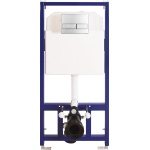 Система инсталляции для унитазов Berges Wasserhaus Novum L3 с кнопкой смыва хром