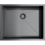 Мойка кухонная Omoikiri Taki 54-U/IF GM вороненая сталь 4973107