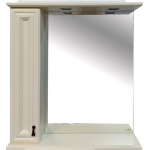 Зеркало Misty Лувр 75 L слоновая кость