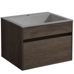 Тумба под раковину Vincea Chiara 60 темное дерево