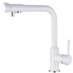 Смеситель Kaiser Teka 13044-10 для кухонной мойки, белый