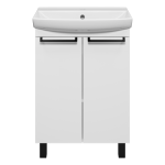 Тумба под раковину Misty Клермонт 60 белая матовая