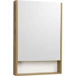 Зеркало-шкаф Aquaton Сканди 45 белый - светлое дерево