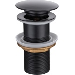 Донный клапан для раковины Allen Brau Priority Round 5.31024-31 чёрный матовый