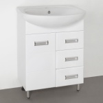 Тумба для комплекта Style Line Ирис 65 белая ЛС-00000016