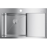 Мойка кухонная Omoikiri Akisame 78-IN-L нержавеющая сталь 4973060