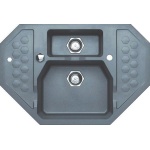 Мойка кухонная Alveus Sensual Granital 60 steel 1108258