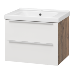 Тумба под раковину Misty Карат 65 светлое дерево матовая