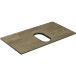 Столешница под раковину Aquaton Лофт Фабрик 80 темное дерево