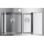 Мойка кухонная Omoikiri Akisame 78-2-IN-L нержавеющая сталь 4973062