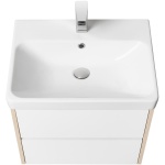 Тумба под раковину Aquaton Сканди 70 белый - светлое дерево 1A251801SDB20