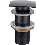 Донный клапан для раковины Allen Brau Infinity Square 5.21025-31 чёрный матовый