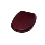 Крышка-сиденье Simas Lante LA009 орех, с микролифтом, петли бронза