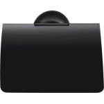 Держатель туалетной бумаги Duravit Starck T 0099404600 черный, с крышкой