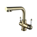 Смеситель для кухонной мойки Lemark Villa бронза (LM4861B)