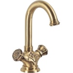 Смеситель для раковины Bronze de Luxe Royal бронза (21981)