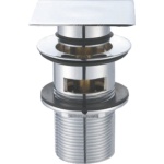 Донный клапан для раковины BelBagno хром 