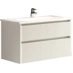 Тумба под раковину Sanvit Рольф-2 80 белый глянец krolf2080