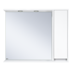 Зеркало Misty Алиса 90 R с подсветкой белое