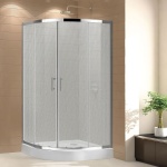 Душевой уголок Cezares Eco O-R-2-90-P-Cr стекло punto ECO-O-R-2-90-P-Cr