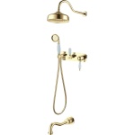 Душевой комплект Boheme Tradizionale Oro 288 С ВНУТРЕННЕЙ ЧАСТЬЮ