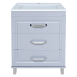 Терра - 70 Тумба с 3 ящ. серая