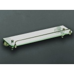 ANTIC AM-E-2682AL Полка стеклянная, хром