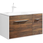 Тумба для комплекта Aqwella 5 stars Malaga 90 L крафт темный