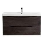 Тумба под раковину BelBagno Marino-Cer 90 темное дерево MARINO-CER-900-2C-SO-RNG-P