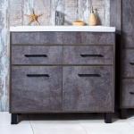 Тумба для комплекта Бриклаер Чили 90 цемент