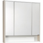 Зеркало-шкаф Aquaton Рико 80 белый-светлое дерево